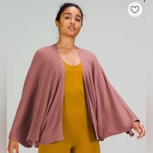Lululemon Cashlu Knit Textured Wrap